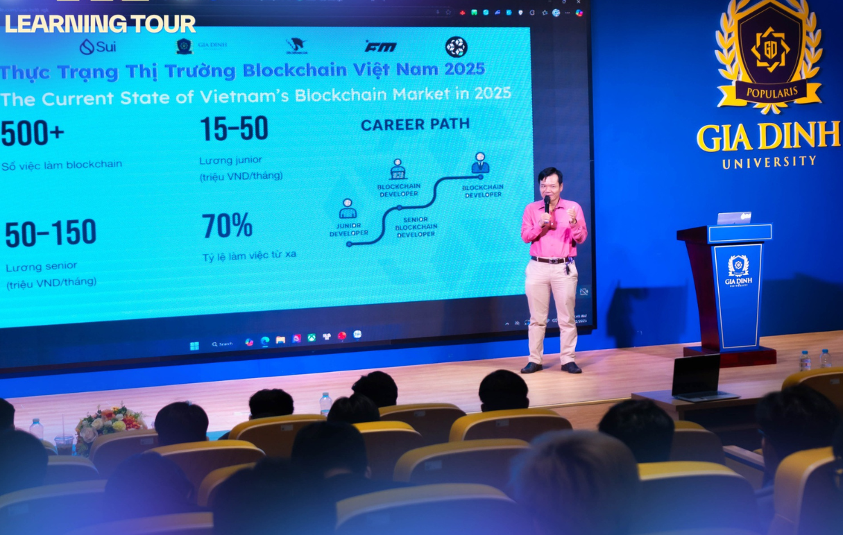 SUI Learning Tour at Gia Dinh University